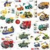 Engineering vehicle model toys, car deformation, car servo control, fun toys, collection models, display cars Specification image